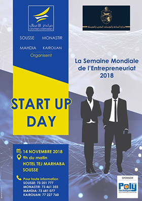 startup day by centres d'affaires